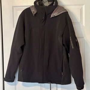 Men’s Salomon Black Hooded Coat